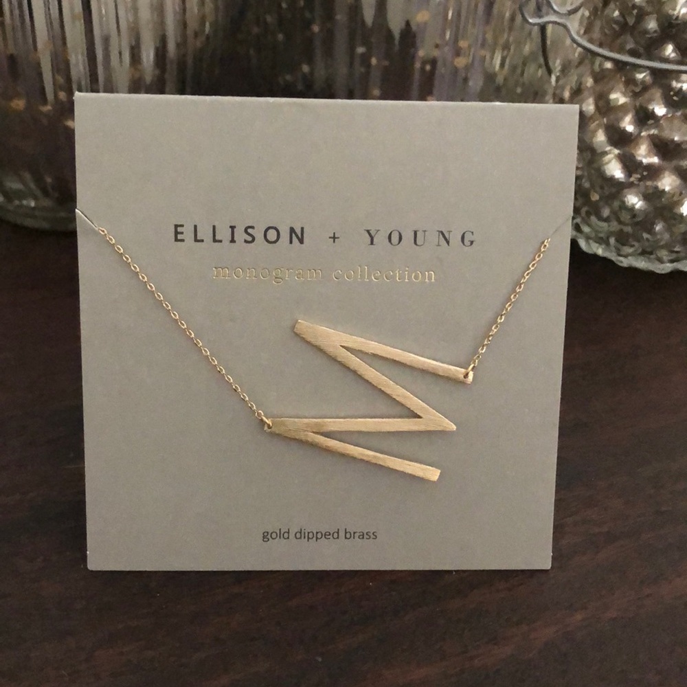 Ellison + Young initial necklace, M